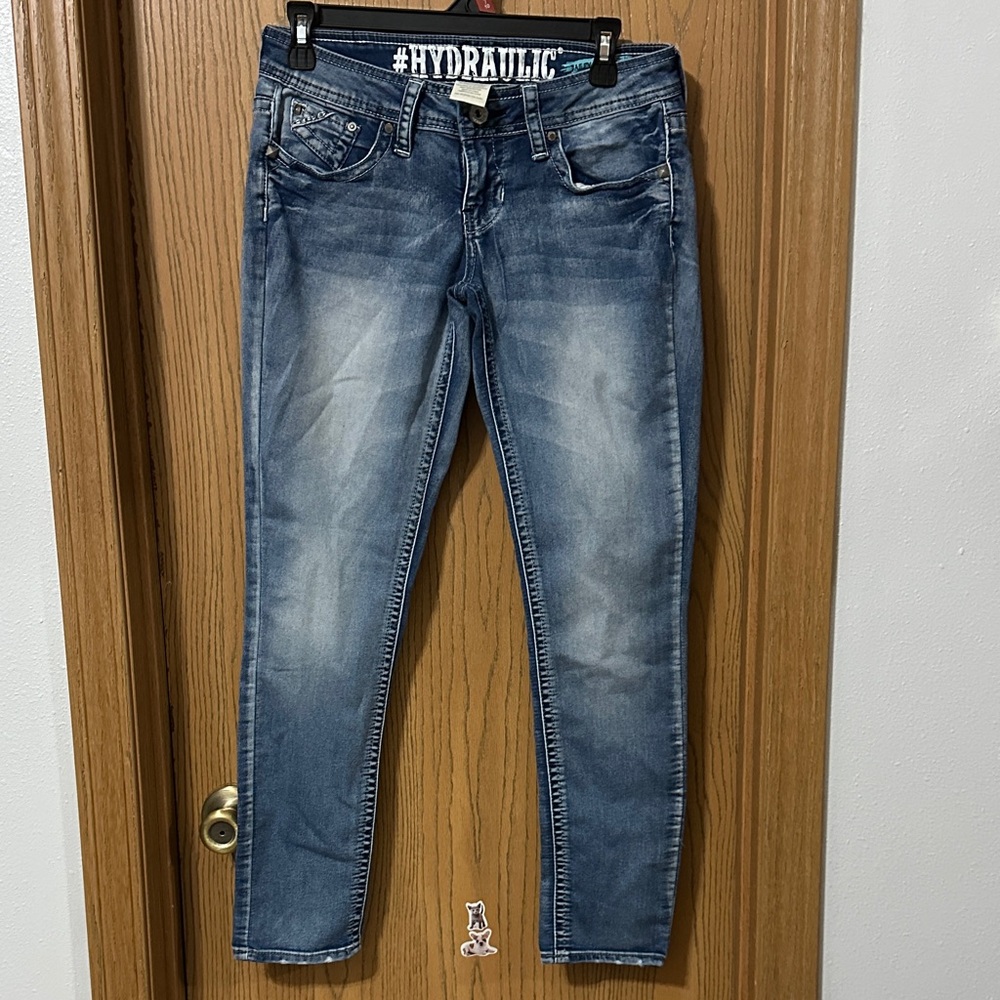 Hydraulic Women's Faded Blue Skinny Jeans